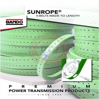 dây curoa bando V belts SUNROPE® (Đai V đục lỗ liên kết )